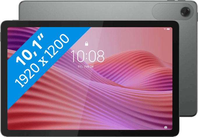 Lenovo Tab - 10.1 inch - 64 GB - Grijs - Wifi + 4G (LTE) - Inclusief Hoes