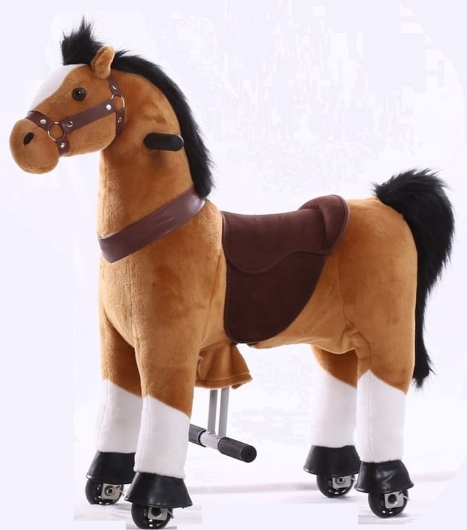 Kids-Horse Rijdend Speelgoed Paard - Benjamin TB-2007S - Bruin