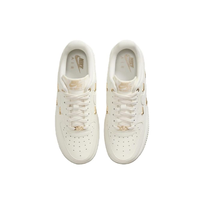Nike Air Force Sneakers Dames - Wit - Maat 39 - Leer, Textil