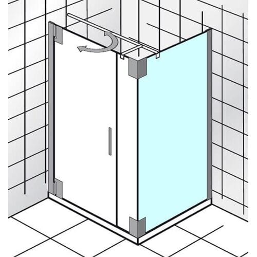 HSK K2P side panel for hinged door and side panel,75 cm