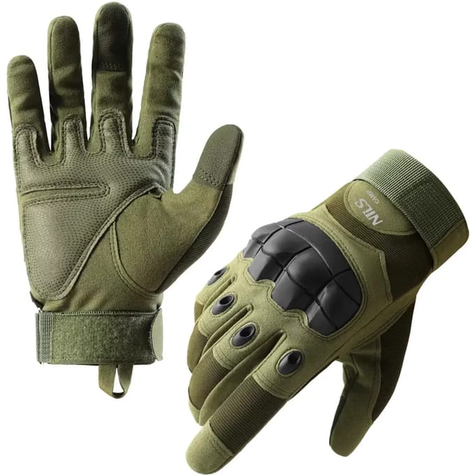 Nils Camp NC1798 - Tactische Handschoenen - Groen - Smartphone Compatibel