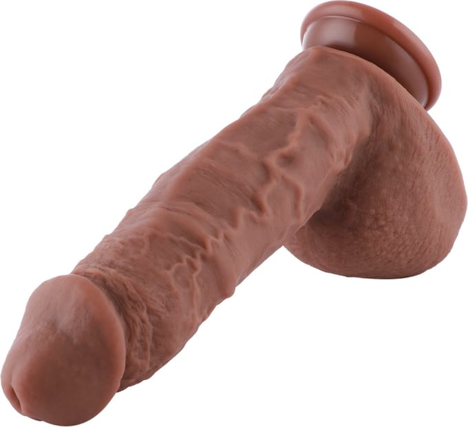 Dildo Thick KlicLok Large 21 CM Bruin