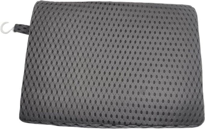 Douchestoel Kussen - Bad Kussen - Comfortabel Douchen - Anti-slip Bodem - 40x30x6 cm - Grijs