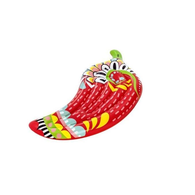 Bestway Opblaasbare Matras Chili Peper 195x99 cm Strand en Zwembad 43490