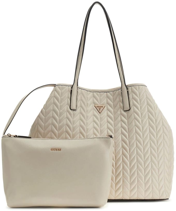 GUESS schoudertas shopper Cheryl Large 2 In 1 Tote Stone beige