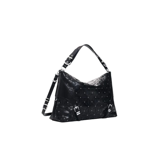 Desigual schoudertas Coriolis Leiria Shoulder Bag Black zwart