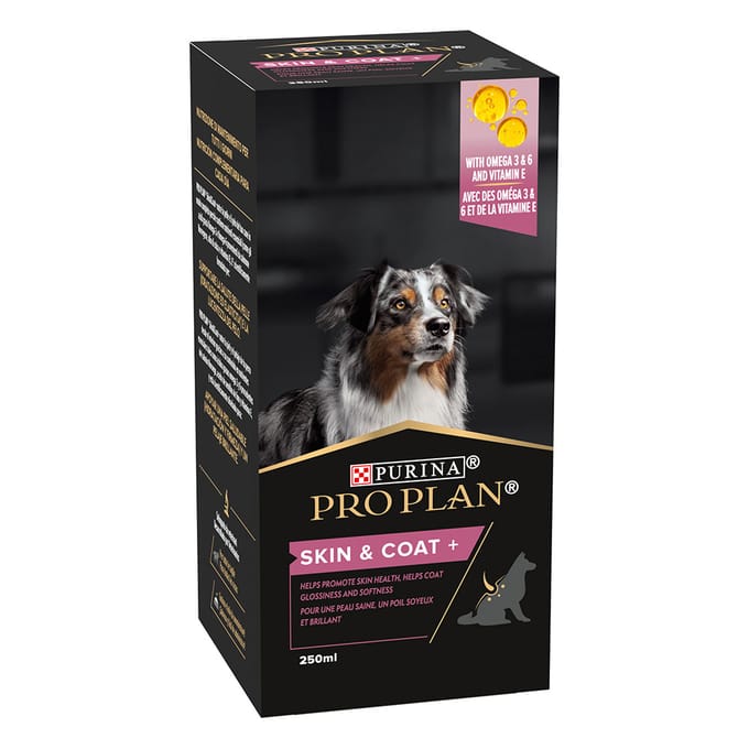 PURINA® PRO PLAN® Skin & Coat - Olie - Supplement Hond - Zalm - 250 ml