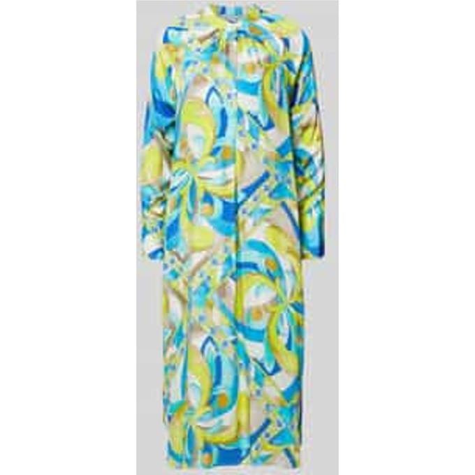 Midi-jurk met all-over print