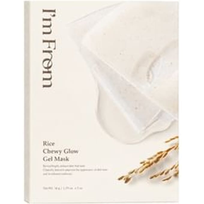I'm from - Rice Chewy Glow Gel Mask Set 34g x 5 sheets