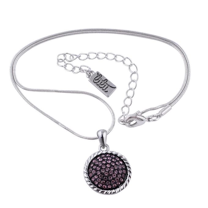Behave Ketting met hangertje en steentjes