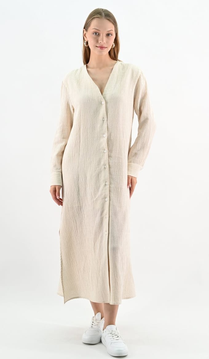 YesMooi - Pure Cotton Doorknoopjurk - S (36)