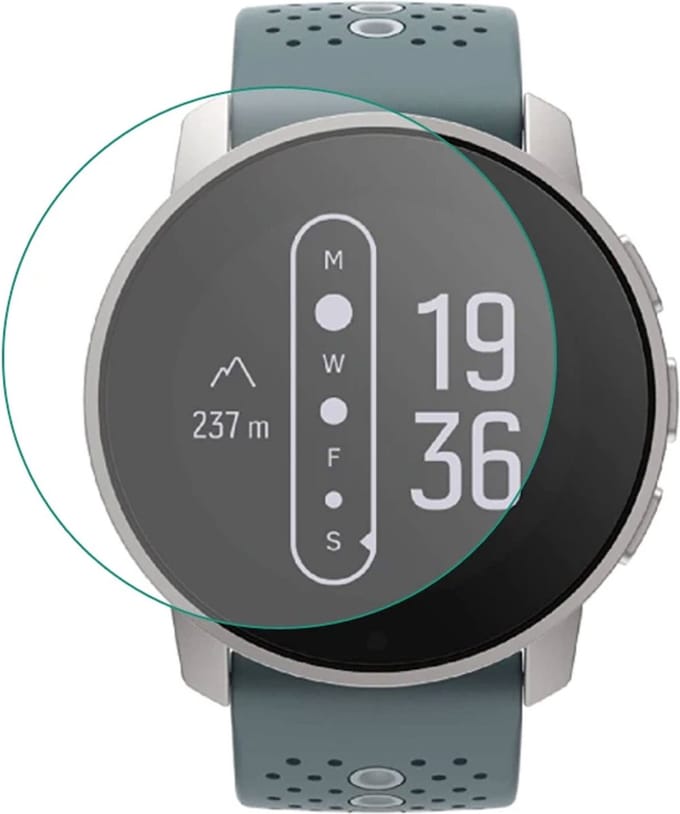 Screenprotector geschikt voor Suunto 9 Peak – Gehard glas – Hoge kwaliteit screen protector – Tempered Glass 9H – 1 stuks – TechDefend