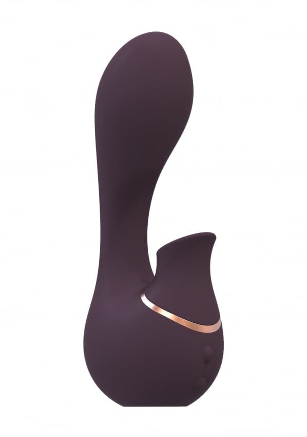 Irresistible Vibrator Met Zuig Functie Mythical - Paars