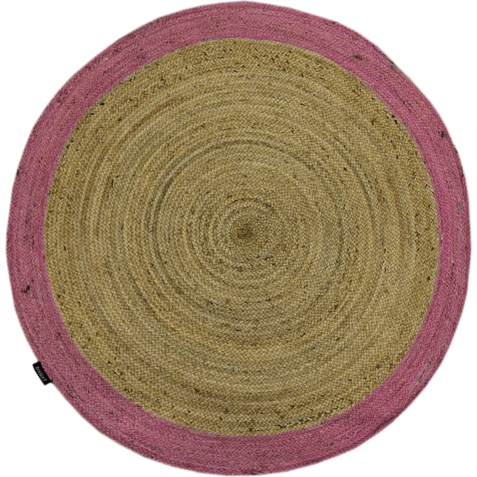 Vloerkleed Rami rond handgemaakt jute | Bakero
