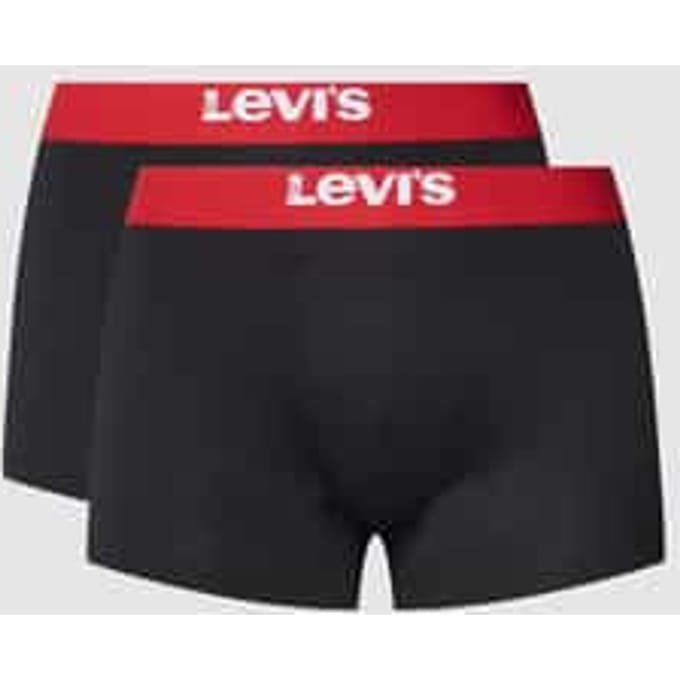 Levi's Solid Basic heren boxershort ondergoed van biologisch katoen in een verpakking van 2 stuks