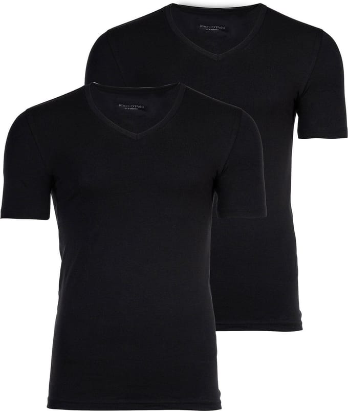 Marc O Polo T-shirt 2-PACK V NECK SS Set van 2