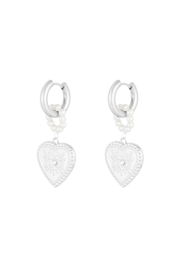 charming heart oorbellen