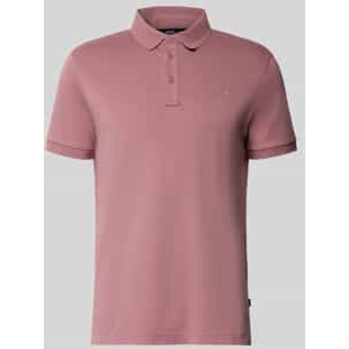 slim fit poloshirt van biologisch katoen model 'Primo'