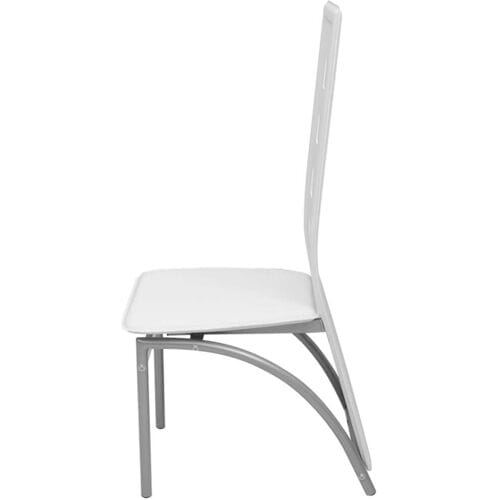 vidaXL - Eetkamerstoelen - 6 - st - kunstleer - wit