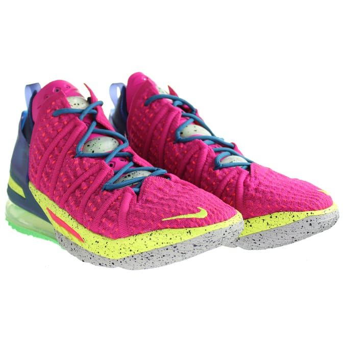 Nike Lebron XVIII "Los Angeles by Night" Heren Roze Trainers