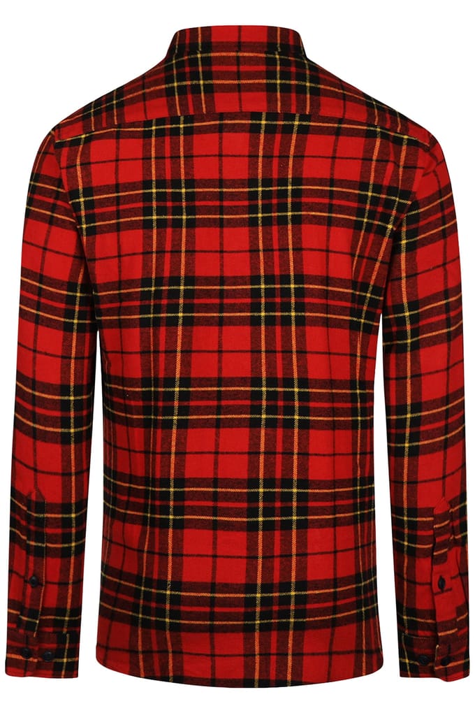 McGregor Heritage Check Overshirt Red Größe: S | Casual hemden Outlet | Herren | Rot