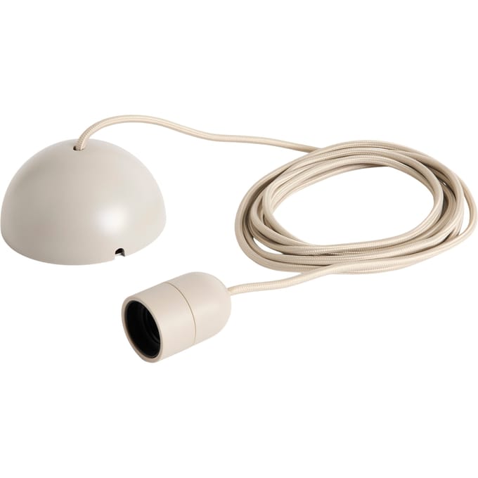 HAY E27-hanglampfitting COMMON, betongrijs, Ø 4,5 cm