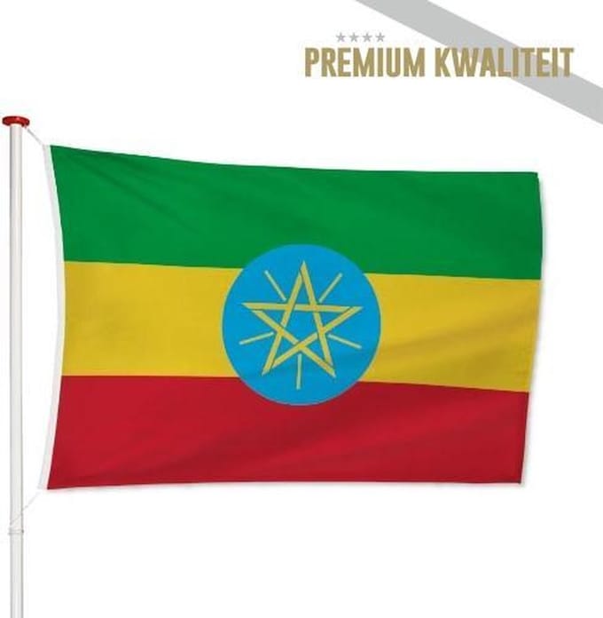 Ethiopische Vlag Ethiopië 150x225cm