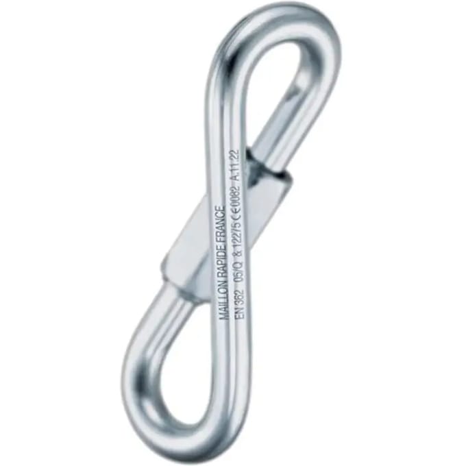Singing Rock Mallon Big Twist-karabijnhaak 8 Mm Zilver
