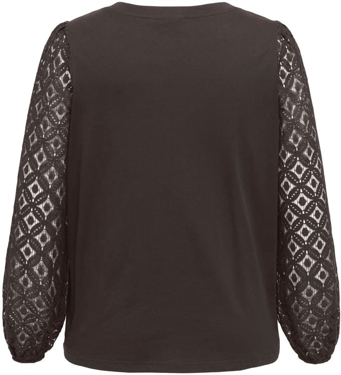 ONLY CARMAKOMA - CAREFFIE LS V-NECK BLOUSE JRS Dames Blouse