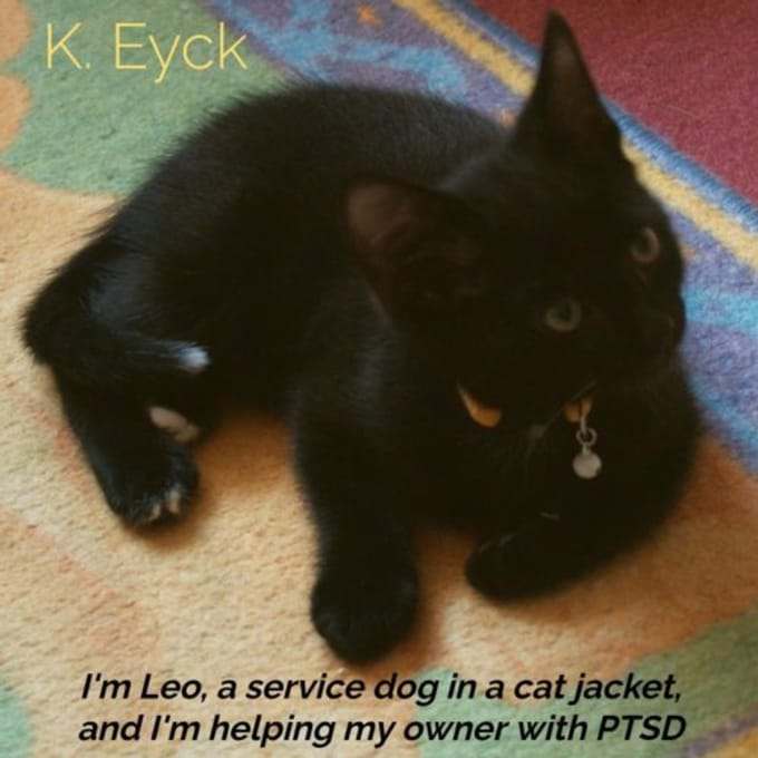 I'm Leo, A Service Dog In A Cat Jacket, And I'm Helping My Owner With Ptsd - K. Eyck