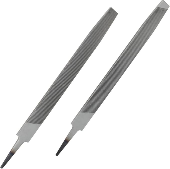2x Vijl Set 25cm Enkelgekapt Bastard: Slijpen, Ontbramen en Afwerken