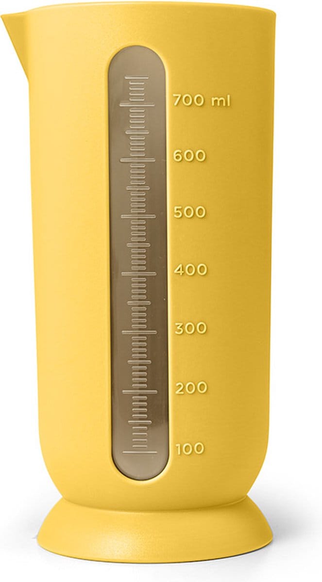 Maatbeker QB - 700 ml - Ø 8,7 x H 19 cm - licht woestijn geel