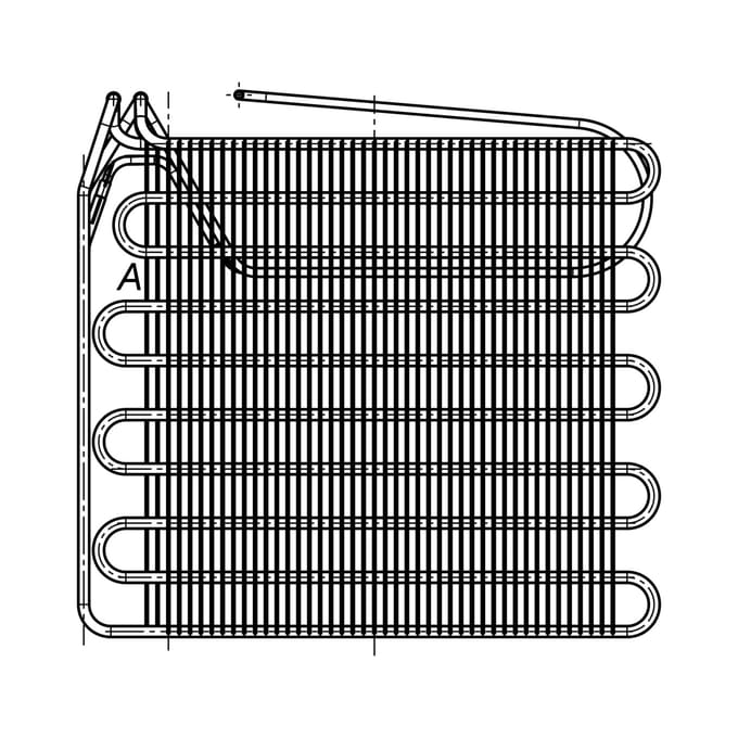 AEG verdamper, diepvriezer 2064298025