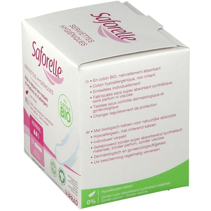 Saforelle Sanitaire Servetten Normaal 10 Sanitaire Servetten