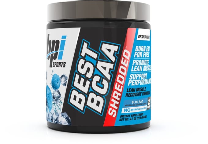 BPI Sports Best BCAA Shredded (25 serv) Blue Raz - Aminozuren - BCAA