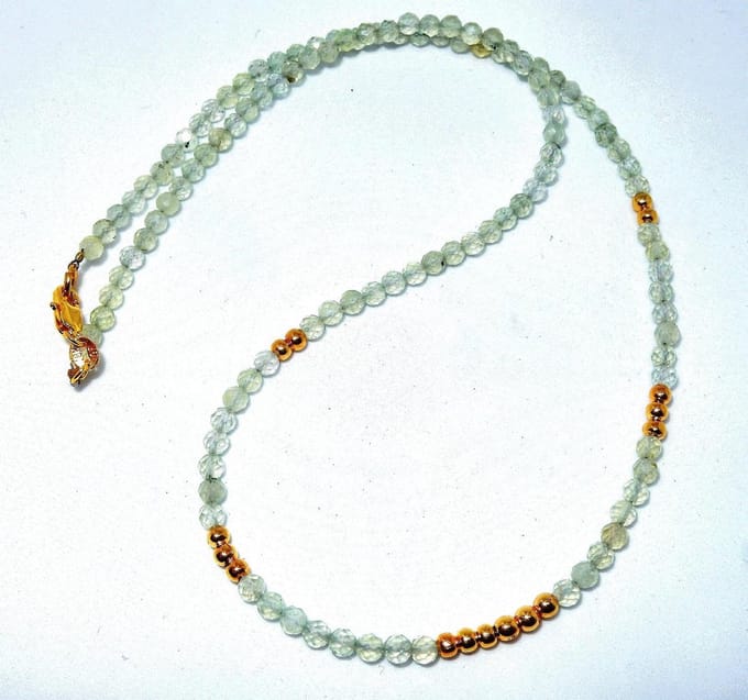 Luxe Prehniet Collier