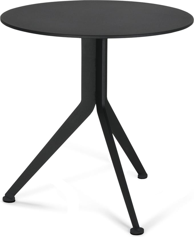 Spinder Design bijzettafel Daley High - zwart - Ø 38 - Staal