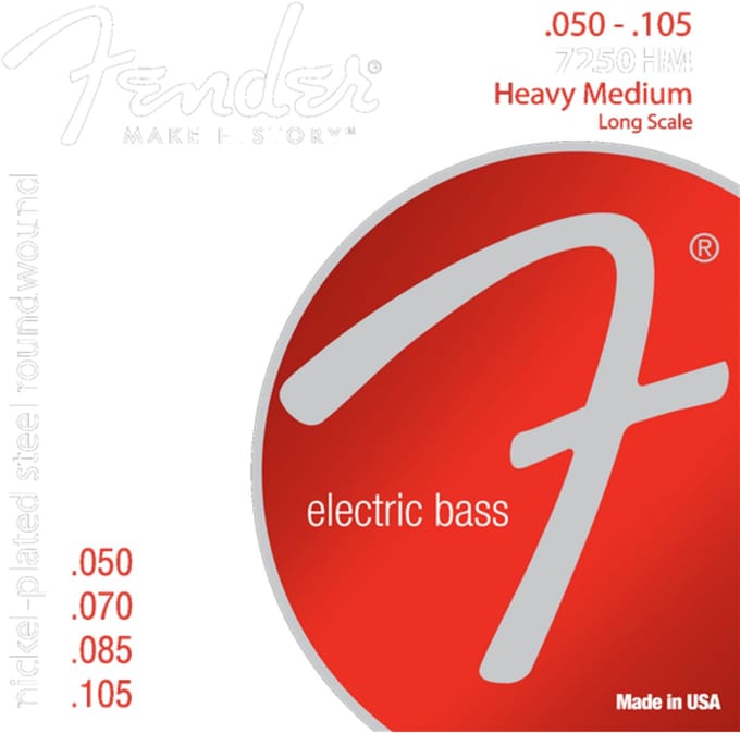 Fender Super 7250HM Bass Guitar Strin gs - Snarenset voor 4-string basgitaar