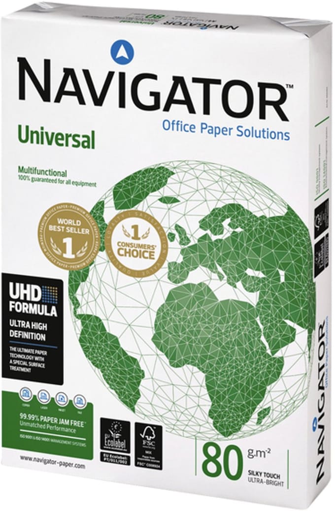Kopieerpapier navigator universal a4 80gr 400vel | 6 stuks