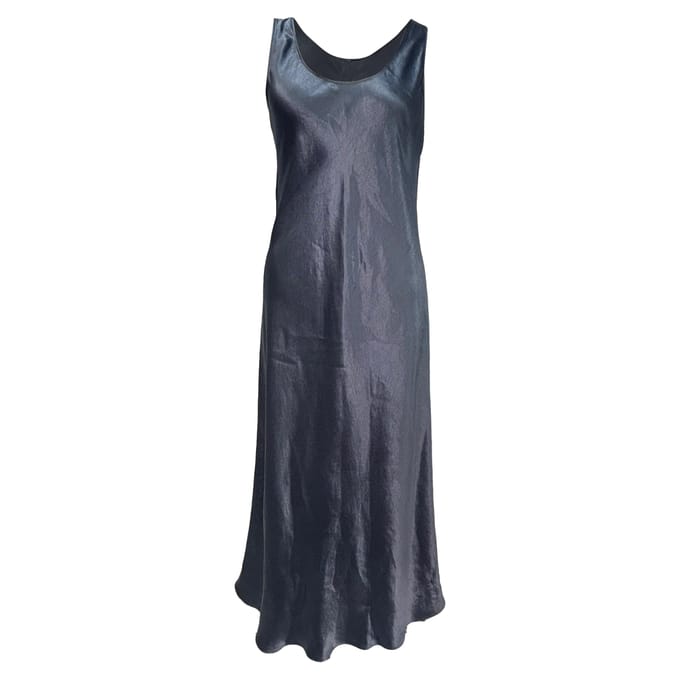 Max Mara Leisure Talete Midi-jurk in marineblauwe acetaat