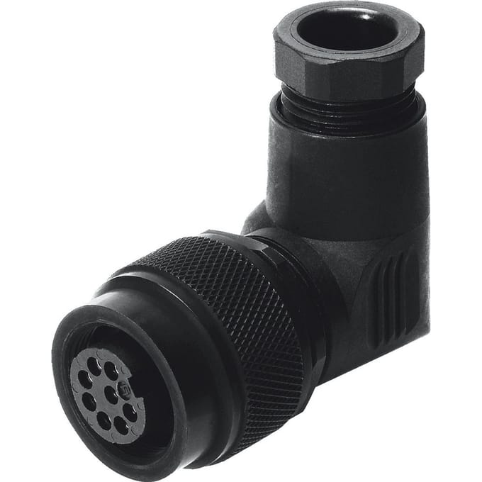 Festo Haakse Contrastekker 8-pins IP67 - 161839