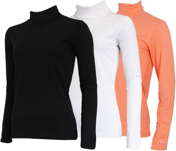 3-Pack Campri - Skipully - Wintersportpully - Dames - Black/White/Salmon (653) - maat M