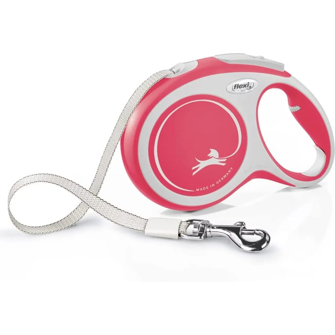 Flexi New Comfort L Tape Leash 8m 50kg Red