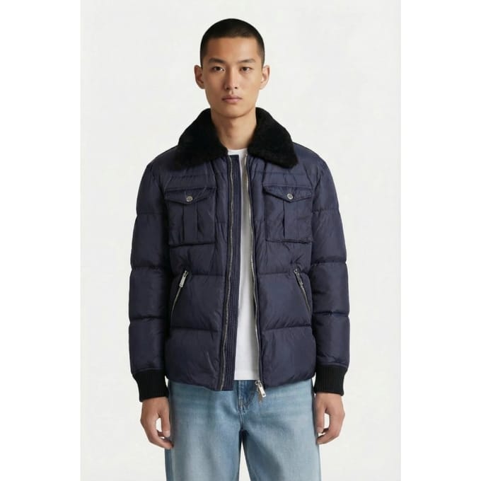 Dsquared2 Jacket Blue Größe: 52 | Winterjacken Outlet | Herren | Blau
