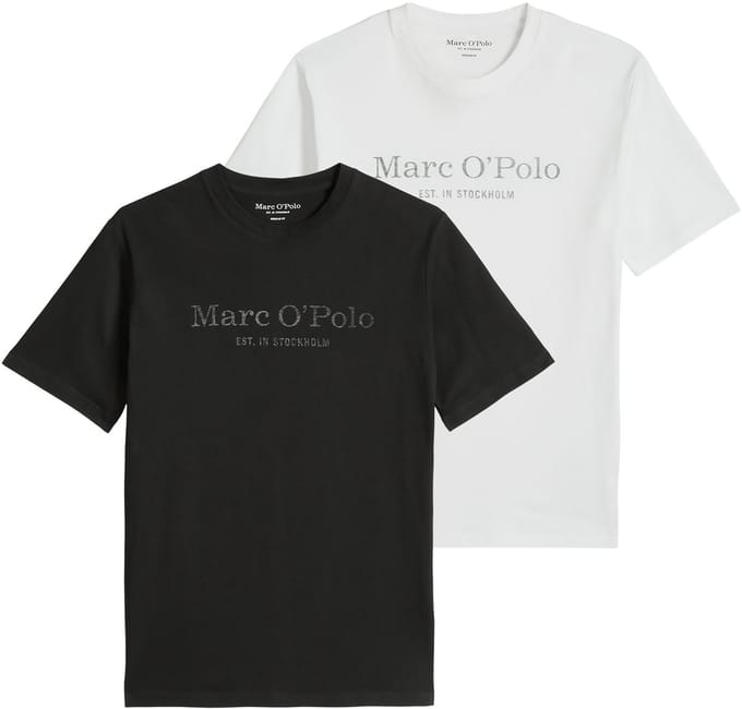 Marc O Polo T-shirt Big-Logo Set van 2