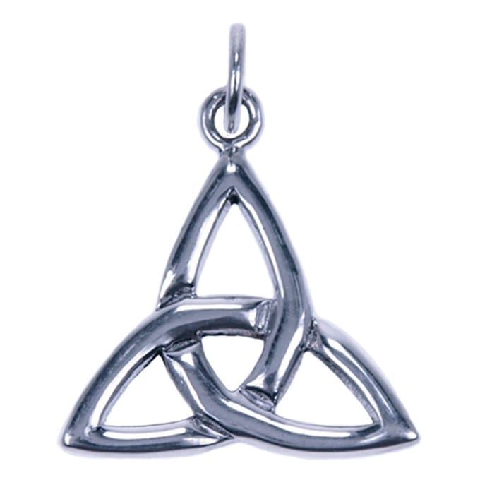 Zilveren Keltische Triqueta ketting hanger