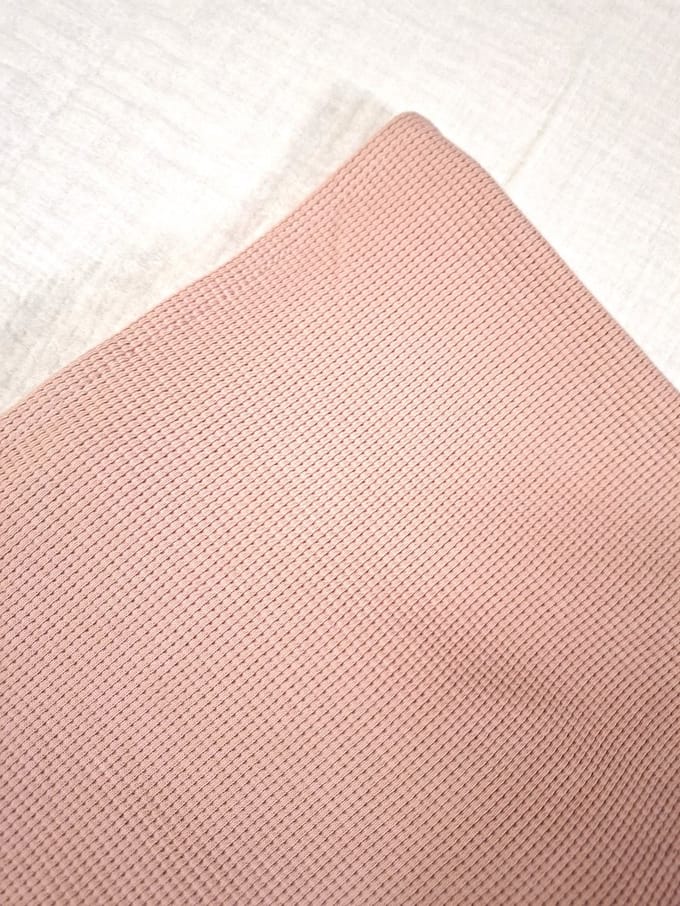 Oogappel Tricot Wafel Deken Wieg 75x100 cm-Roze
