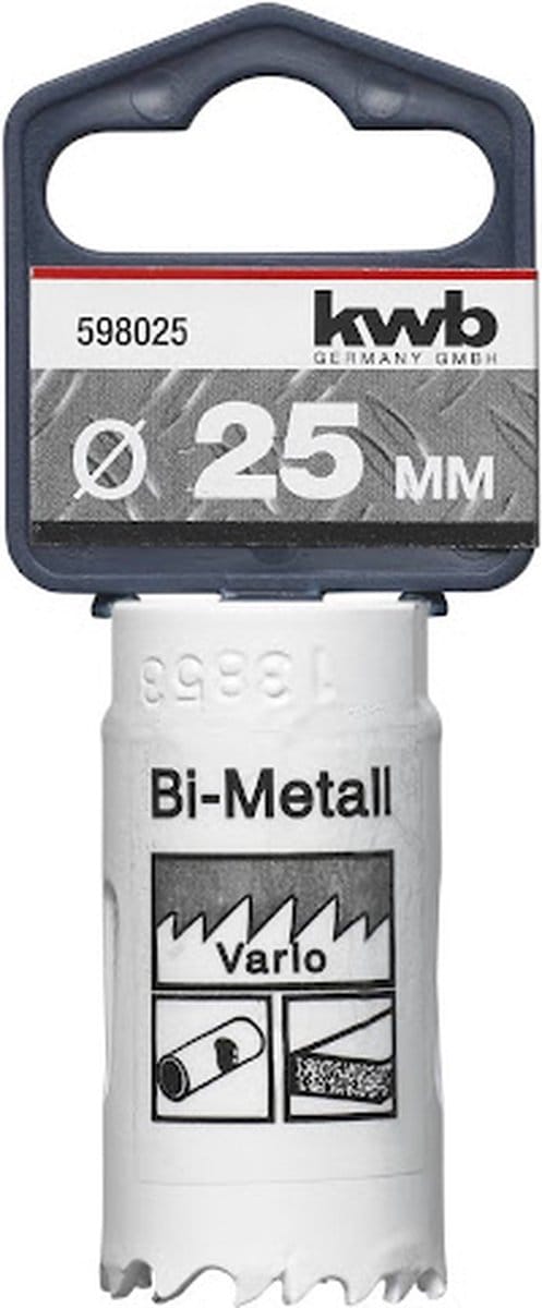 KWB Gatenzaag HSS Bi-metaal 598-025 - Ø 25 mm