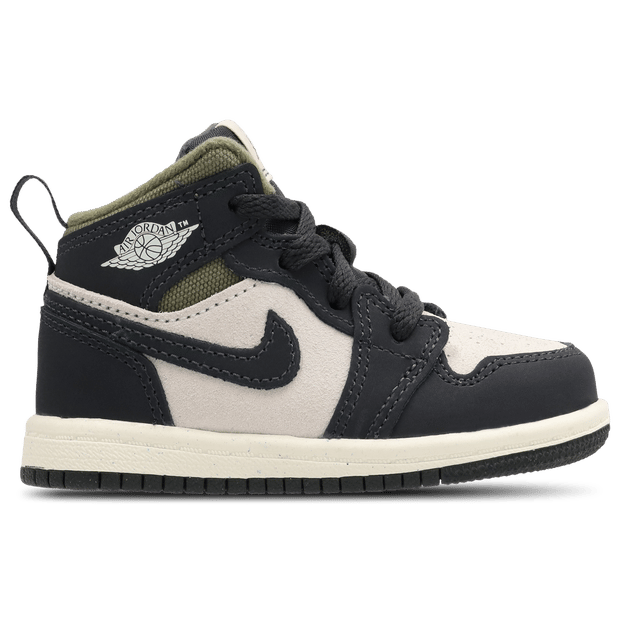 Jordan Aj1 Mid Babyschoenen - Beige - Maat 26 - Leer