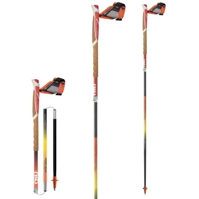 Spoorpalen TSL Trail Carbon 4 Cork Cross (x2)